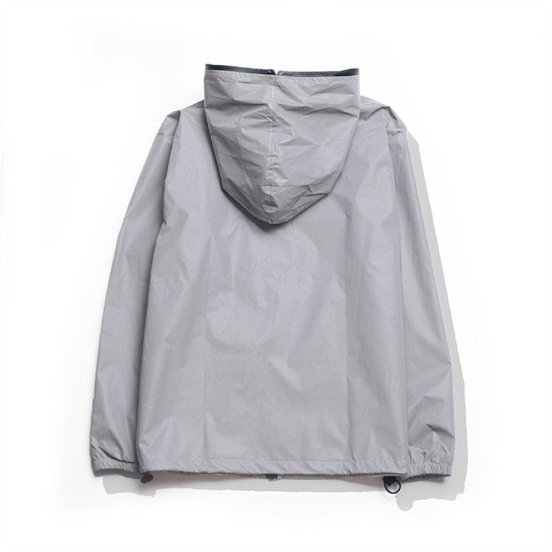 Modern Reflective Windbreaker Jacket
