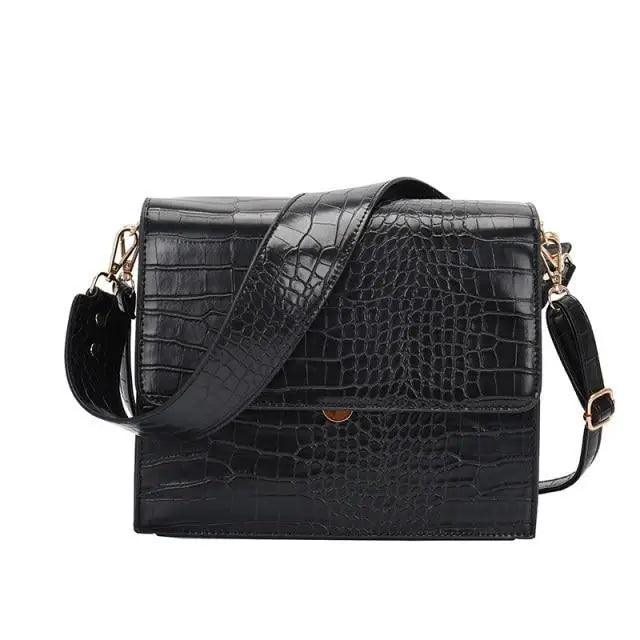 Elegant Modern Girls Messenger Bag with Chain Strap Details