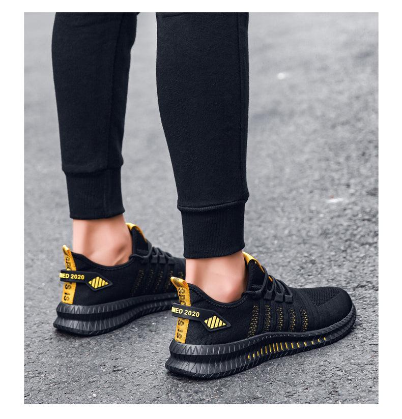 Men's Breathable Platform Running Trainers