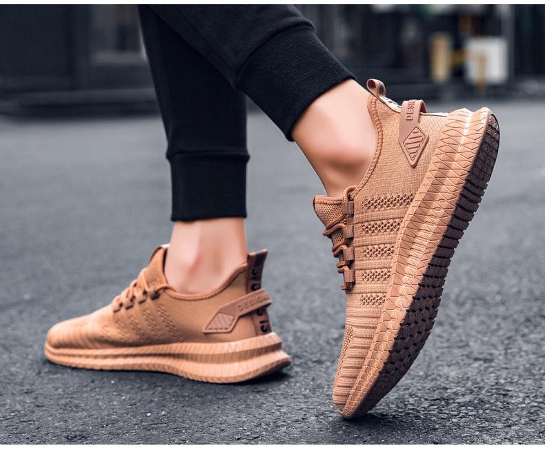 Men's Breathable Platform Running Trainers