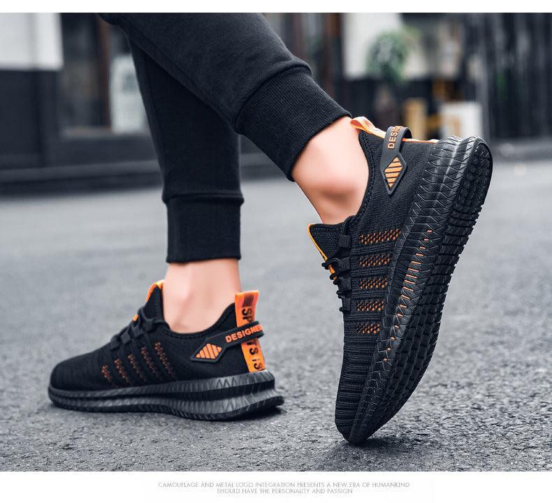 Men's Breathable Platform Running Trainers