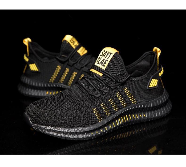 Men's Breathable Platform Running Trainers