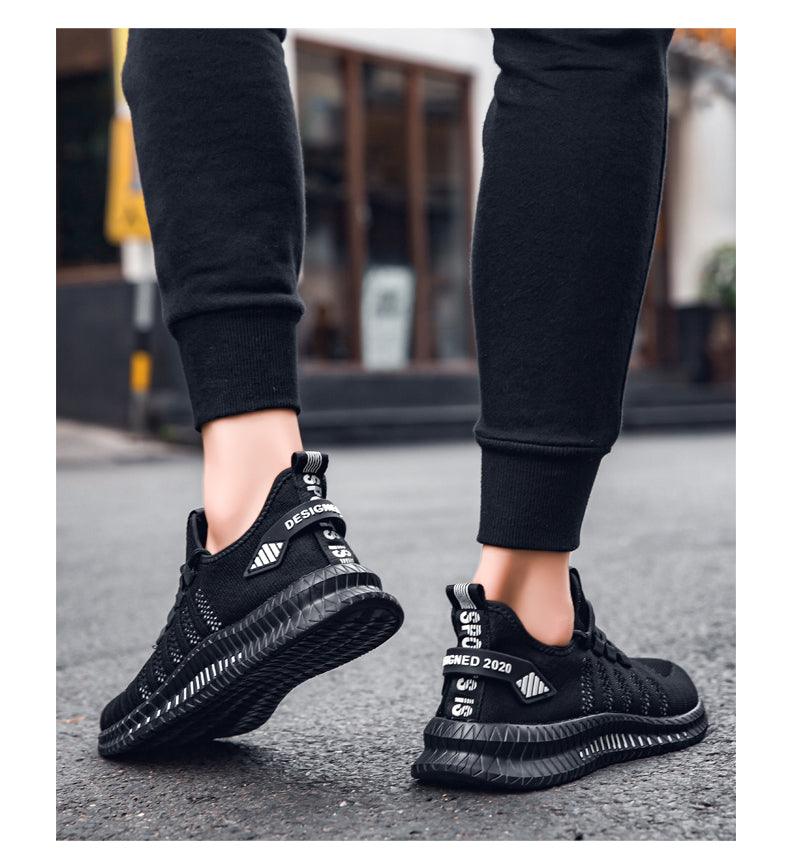 Men's Breathable Platform Running Trainers