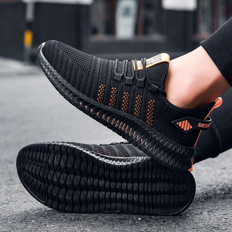 Men's Breathable Platform Running Trainers