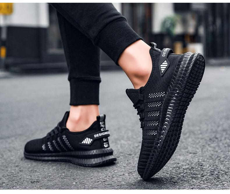 Men's Breathable Platform Running Trainers