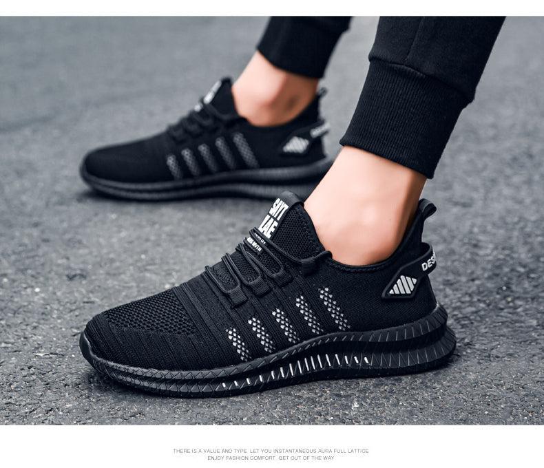Men's Breathable Platform Running Trainers