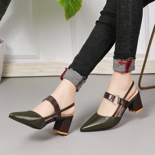 Women's Elegant Pointy Toe Mules - Minimalist Business Casual Flat Shoes