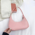 Elegant Minimalist Shoulder Bag - Casual Ladies Small Top-Handle Purse