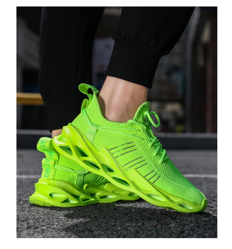Unisex Knit Breathable Athletic Sneakers - Sporty Running Shoes