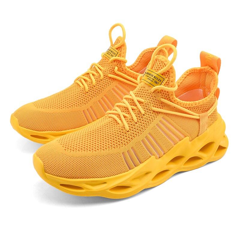 Unisex Knit Breathable Athletic Sneakers - Sporty Running Shoes