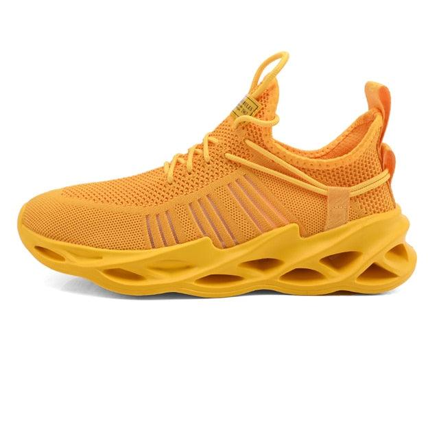 Unisex Knit Breathable Athletic Sneakers - Sporty Running Shoes