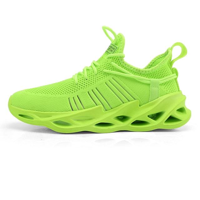 Unisex Knit Breathable Athletic Sneakers - Sporty Running Shoes