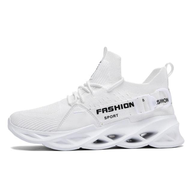Unisex Knit Breathable Athletic Sneakers - Sporty Running Shoes
