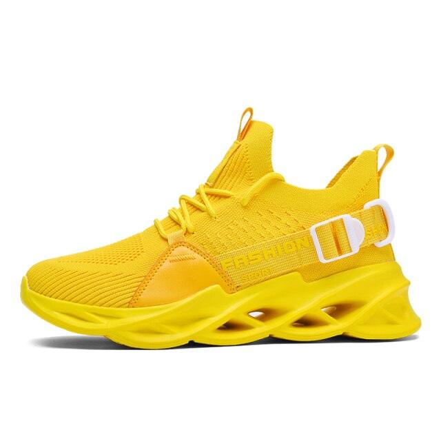 Unisex Knit Breathable Athletic Sneakers - Sporty Running Shoes