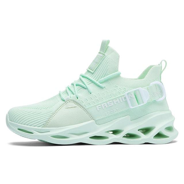 Unisex Knit Breathable Athletic Sneakers - Sporty Running Shoes