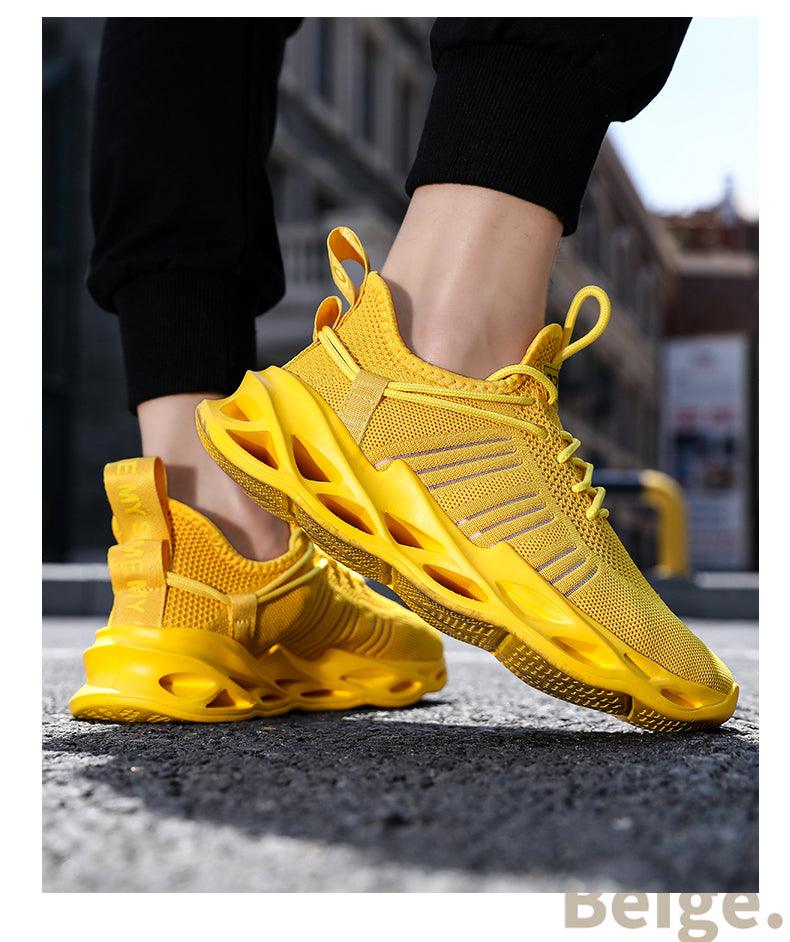 Unisex Knit Breathable Athletic Sneakers - Sporty Running Shoes