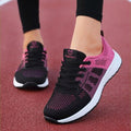 Women’s Breathable Mesh Athletic Sneakers – Casual Tennis Shoes