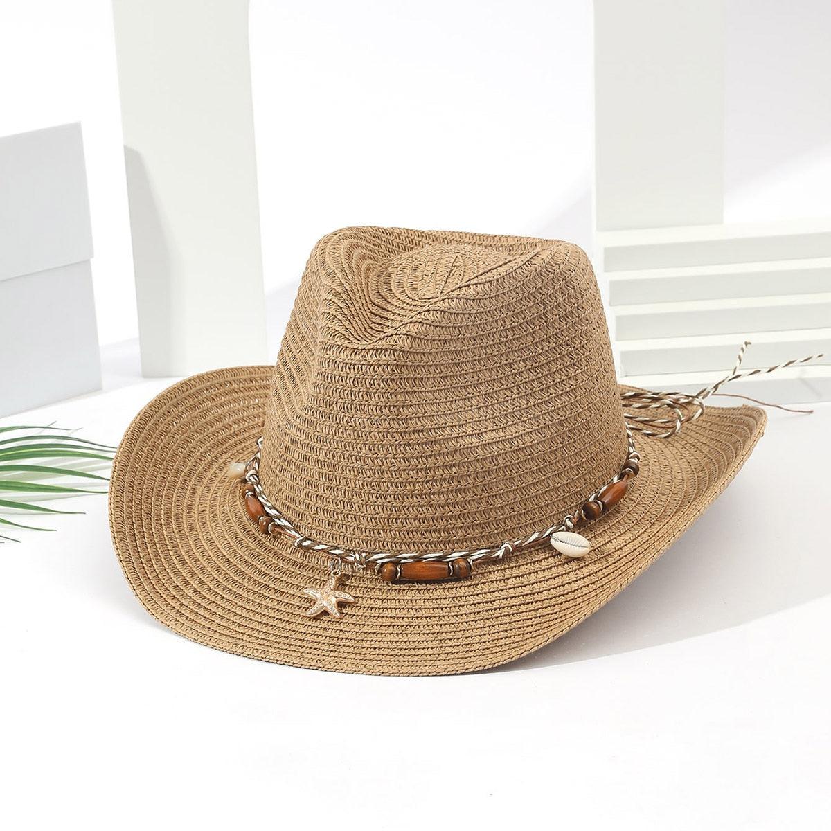 Elegant Tassel Straw Bucket Hat - Foldable Beach Sun Hat