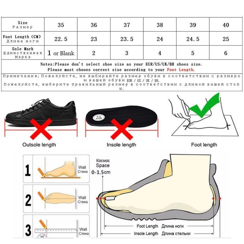 Women's White Platform Canvas Sneakers Low Top Lace-Up Trainers