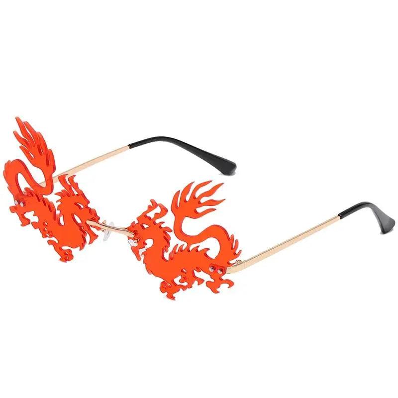 Elegant Unisex Rimless Sunglasses Unique Fashion Sun Glasses