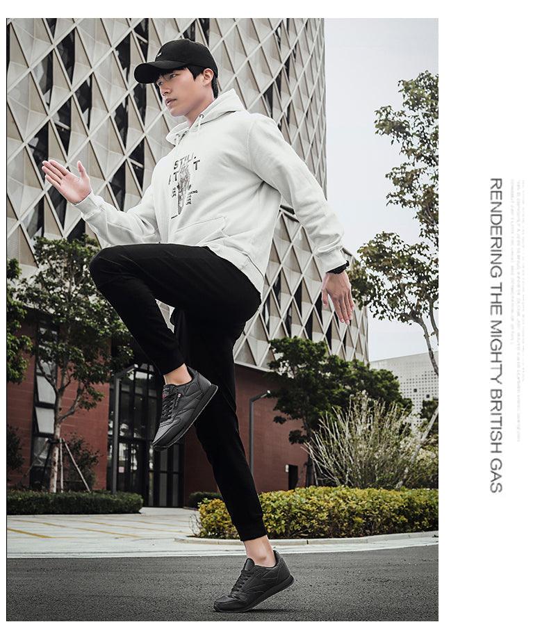 Elegant White Leather Minimalist Unisex Trainers