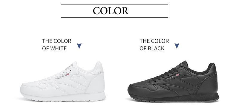 Elegant White Leather Minimalist Unisex Trainers