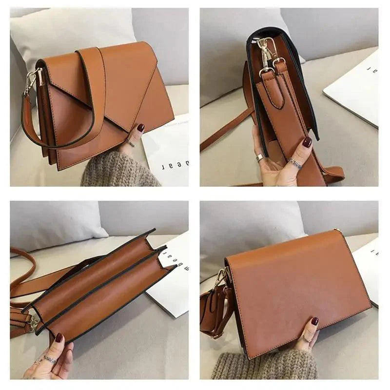 Elegant Modern Women's PU Leather Crossbody Travel Bag