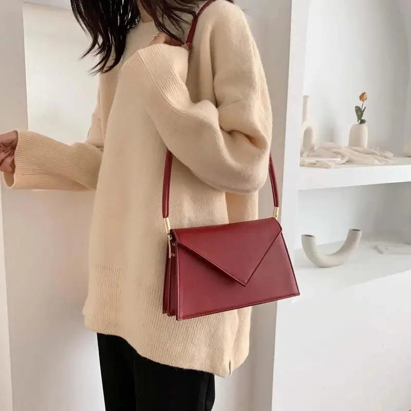 Elegant Modern Women's PU Leather Crossbody Travel Bag