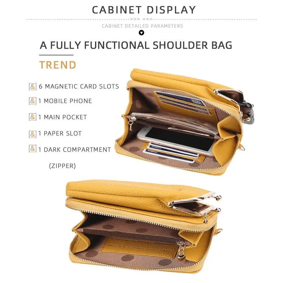 Elegant Small Crossbody Bag with Adjustable Detachable Strap