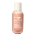 Elemis Superfood Glow Priming Moisturiser bottle in peach and white packaging.