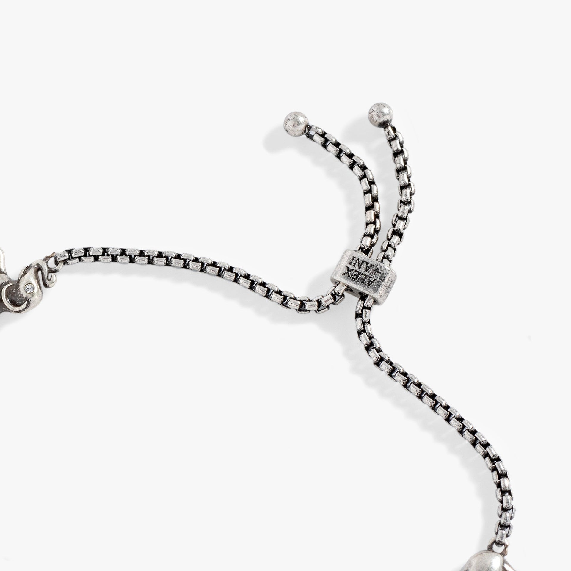 Elephant Crystal Bolo Bracelet in Gold and Silver Tone