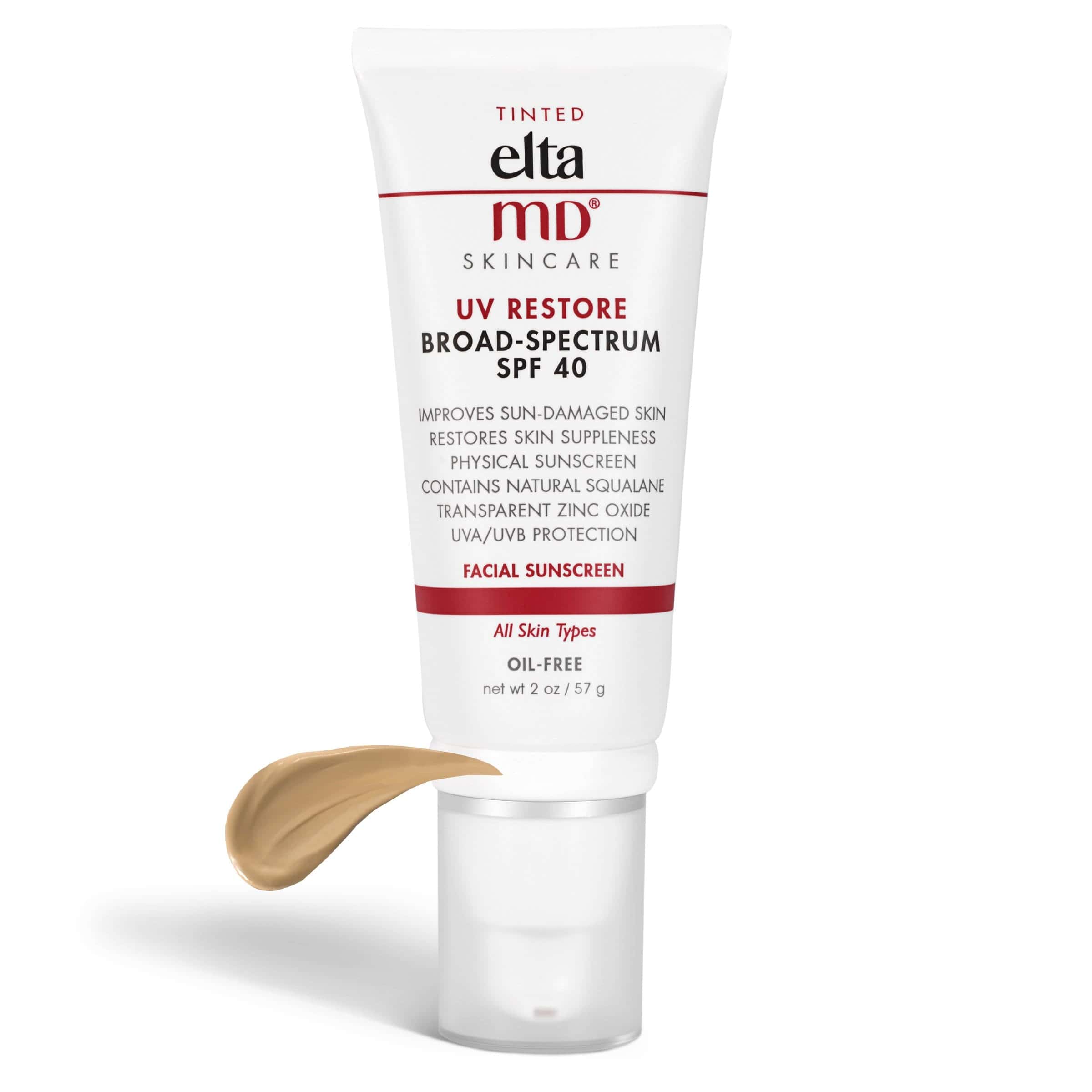 EltaMD UV Restore Tinted Broad-Spectrum SPF 40 facial sunscreen