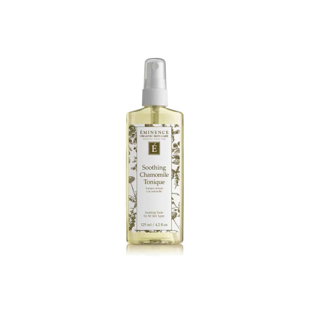 Bottle of Eminence Soothing Chamomile Tonique 4.2 OZ for sensitive and oily skin