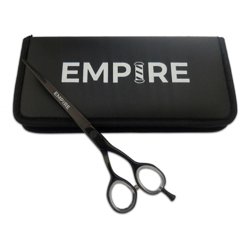 7-Inch Black Barber Shear - Professional Precision Steel