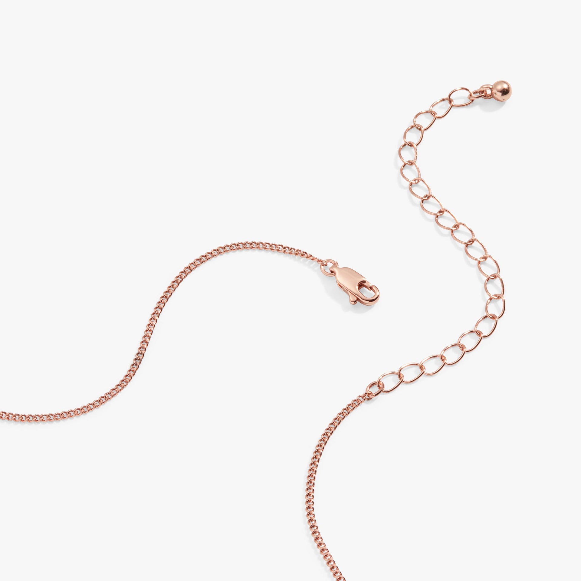 Minimalist Bar Necklace with Crystal Accent in Silver or Rose-Gold