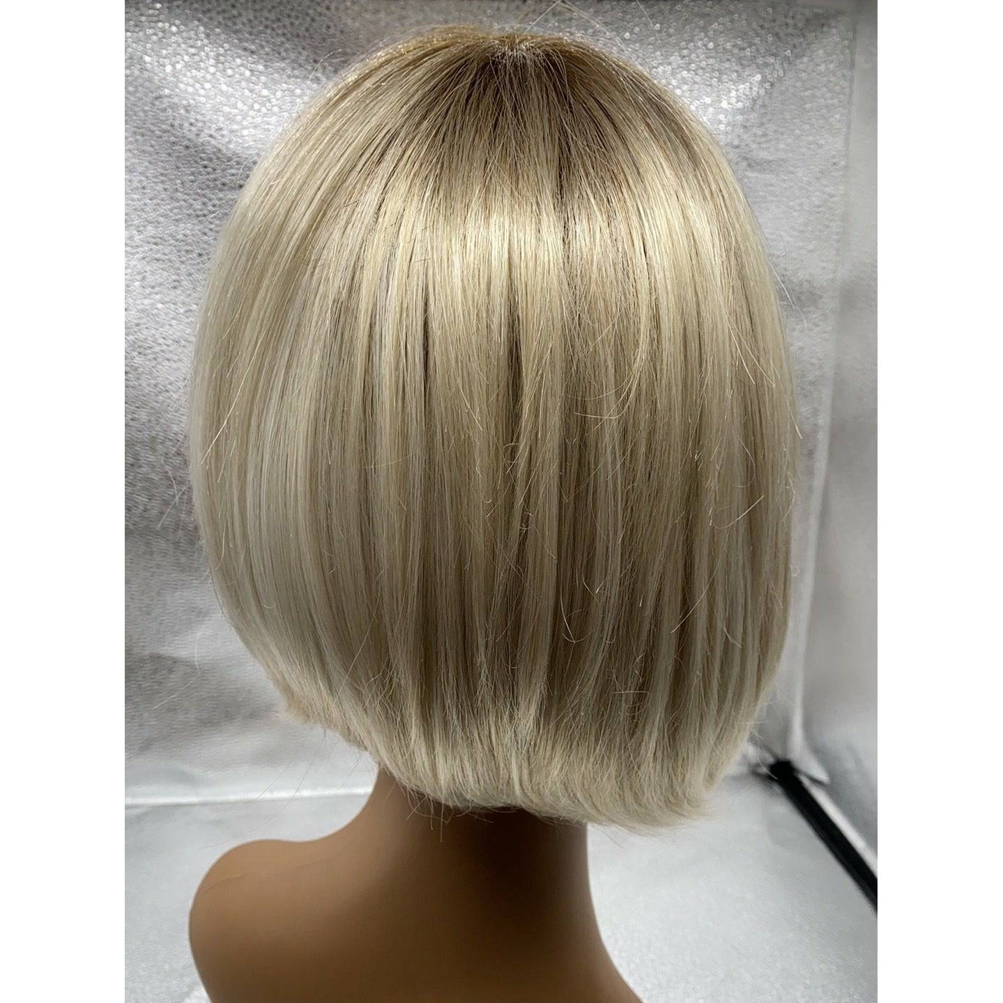 Epic Wig: Chin-Length Bob with Sheer Lace Front & Hand-Knotted Top