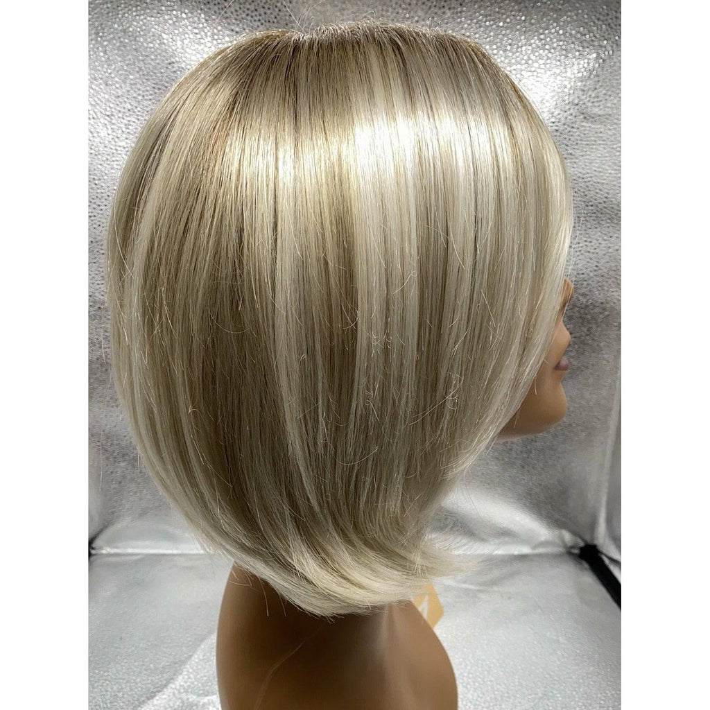 Epic Wig: Chin-Length Bob with Sheer Lace Front & Hand-Knotted Top