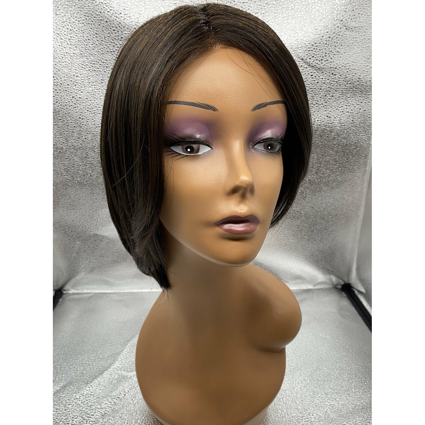 Epic Wig: Chin-Length Bob with Sheer Lace Front & Hand-Knotted Top