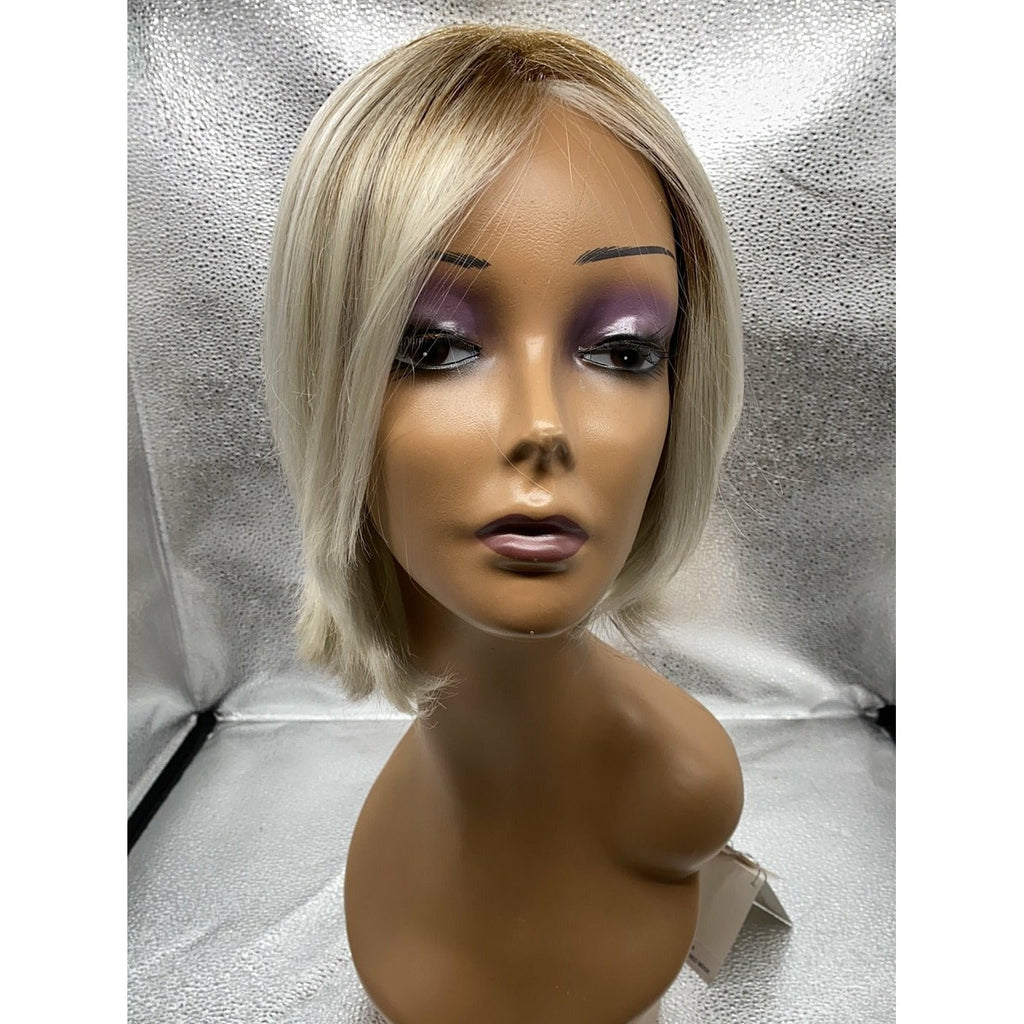 Epic Wig: Chin-Length Bob with Sheer Lace Front & Hand-Knotted Top