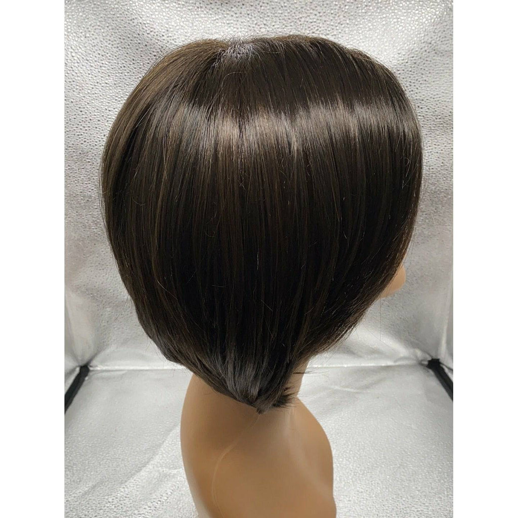 Epic Wig: Chin-Length Bob with Sheer Lace Front & Hand-Knotted Top