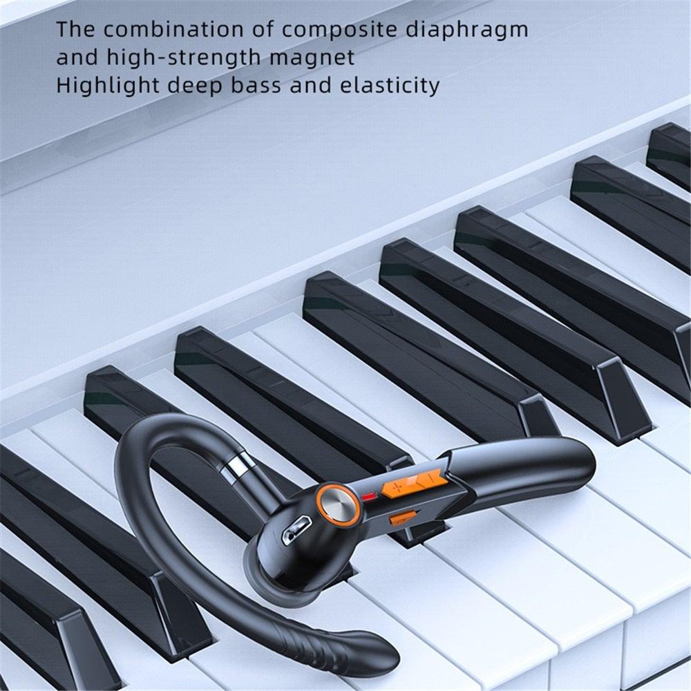 Ergonomic Single Bluetooth 5.0 Wireless Business Driving Headset