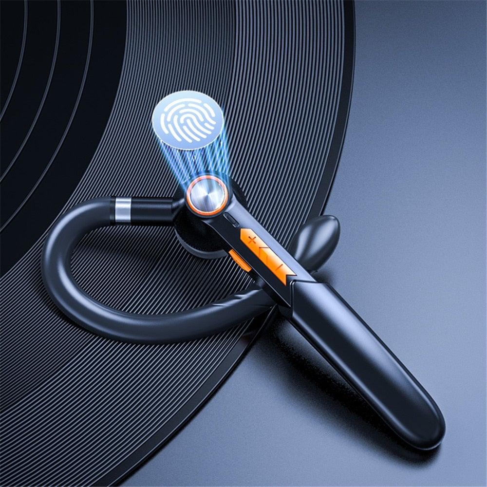 Stevvex ergonomic single wireless Bluetooth 5.0 headset for driving and business