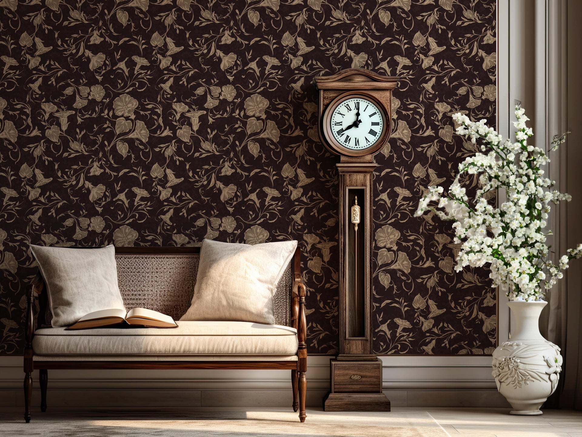 Hawthorne Bloom Removable Peel and Stick Wallpaper