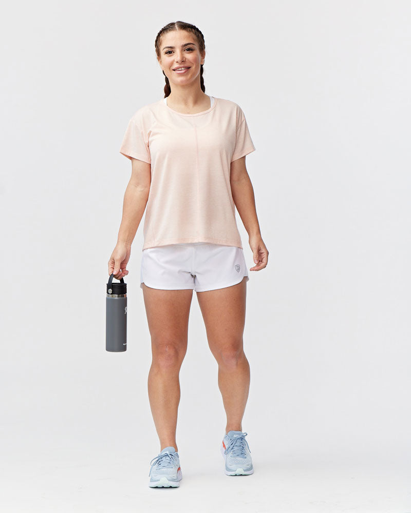 Everyday Women's Performance Workout T-Shirt in White - Image 7