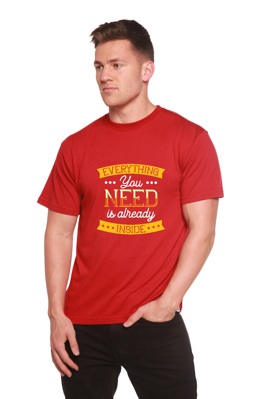 Men's Bamboo Viscose Graphic T-Shirt