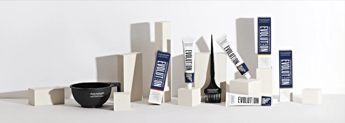 Alfaparf Milano Evolution of the Color professional hair dye in Gold and Platinum shades
