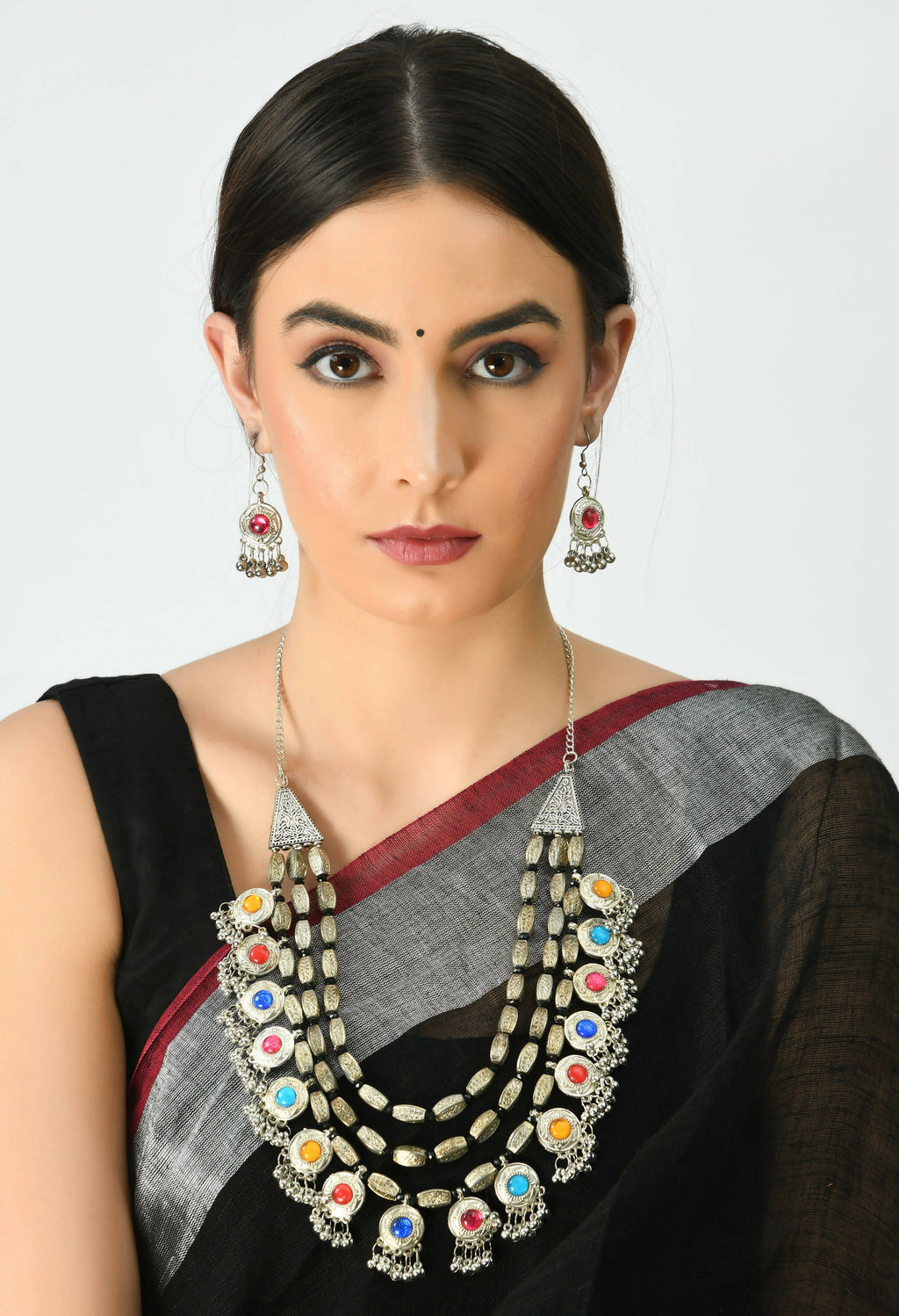 Handicraft Kundan Work Long Necklace for Ethnic Fusion