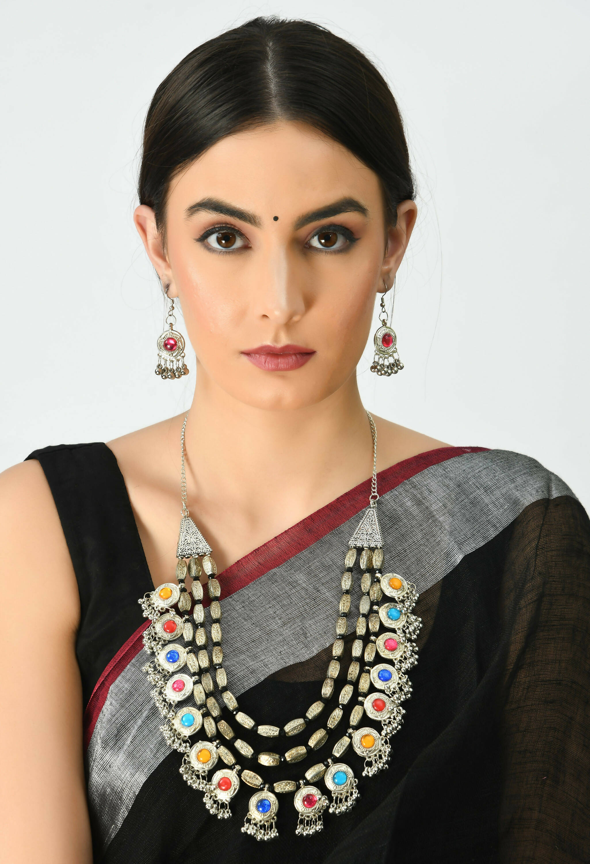 Handicraft Kundan Work Long Necklace for Ethnic Fusion