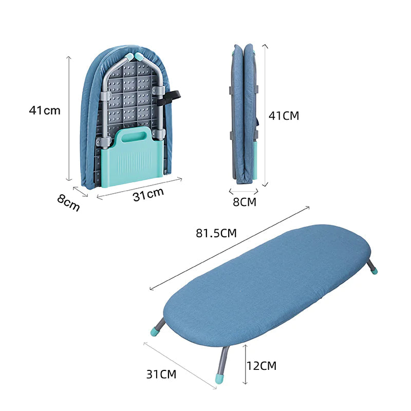 Mini Foldable Ironing Board - Compact & Portable Design
