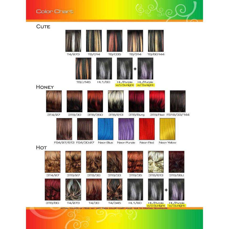 Exotic Collection Vivid Synthetic Wig - Modern Style for Women